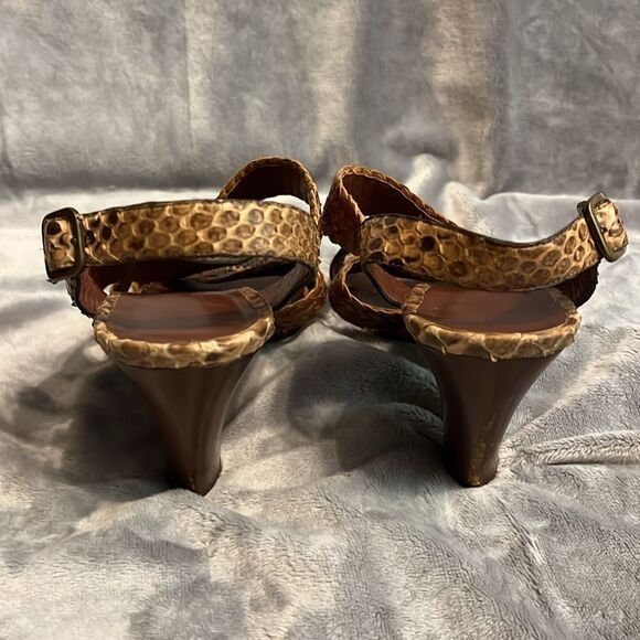 Cole Haan Snakeskin Genuine Python Women's Heels - Picture 3 of 9